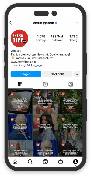 extratipp.com social media presence
