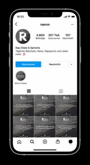 rapzus Instagram account